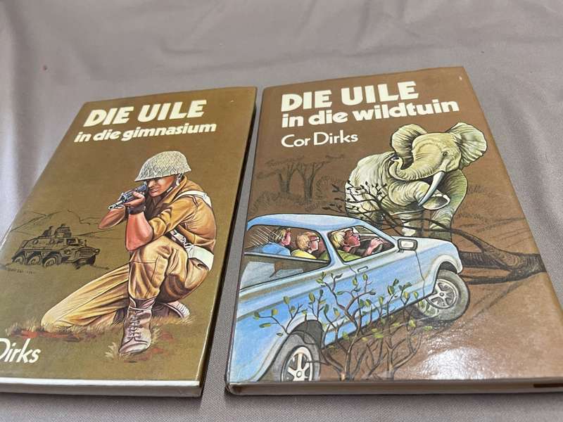 Cor Dirks. Die Uile in die Wildtuin & Die Uile in die Gimnasium.
